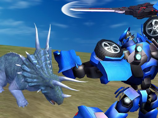 Jurassic Dinosaur Mech Battle